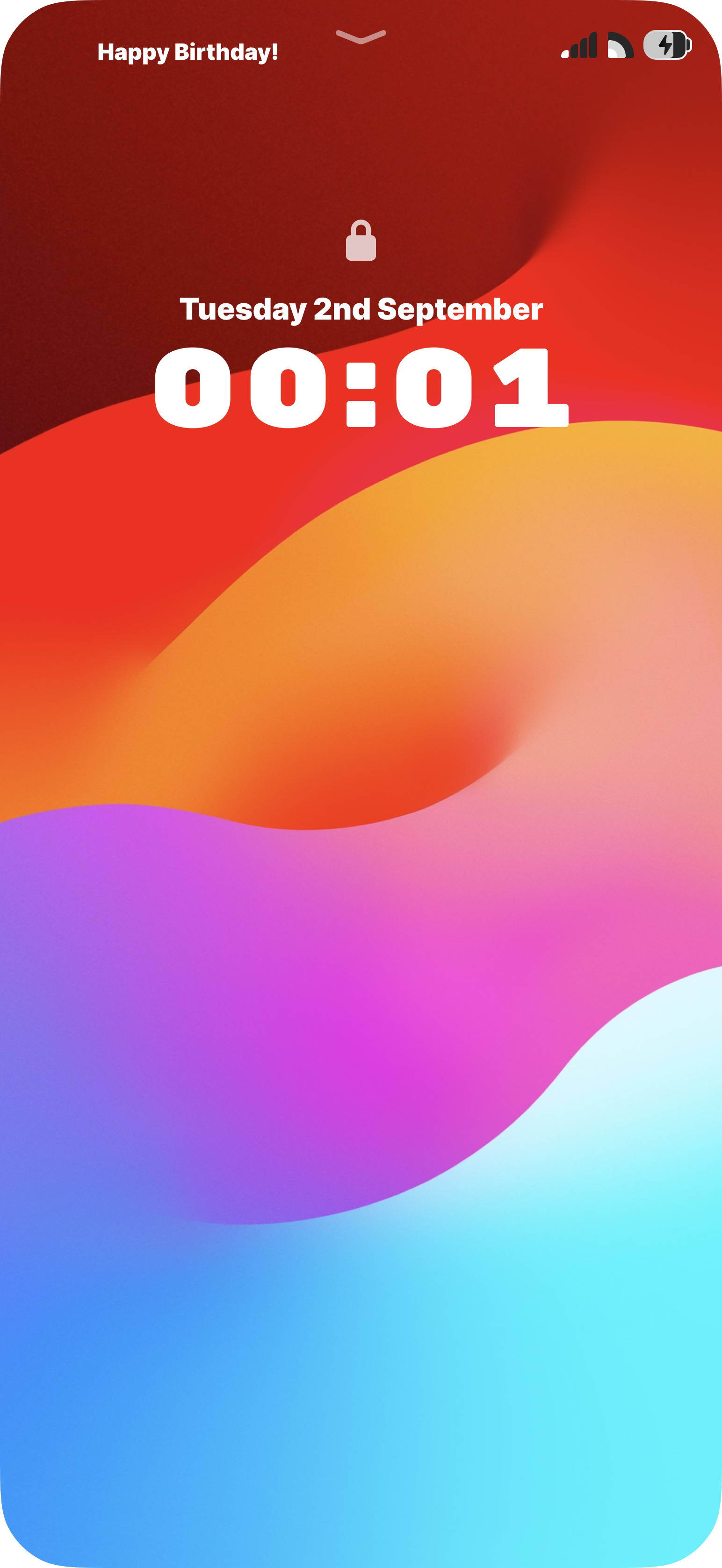 Lock Screen (On Screen)